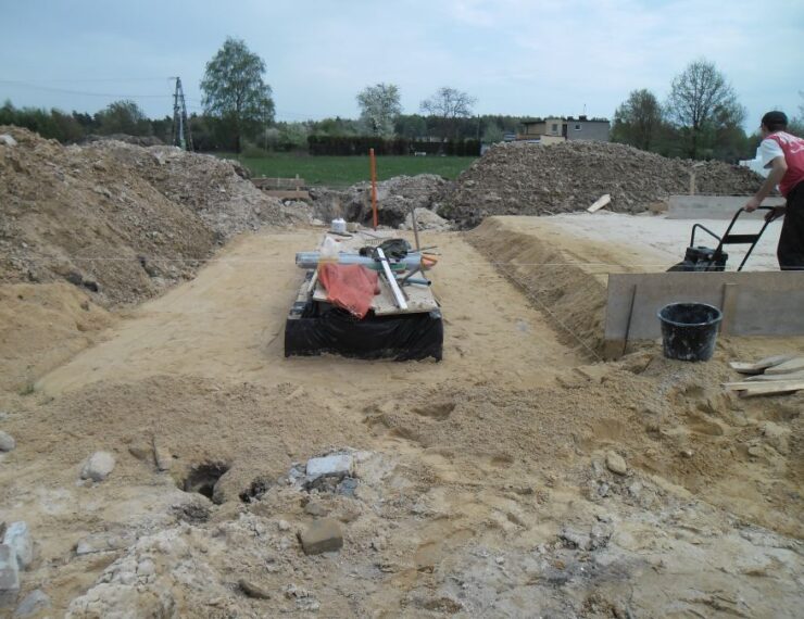 Budowa domu w Bełku