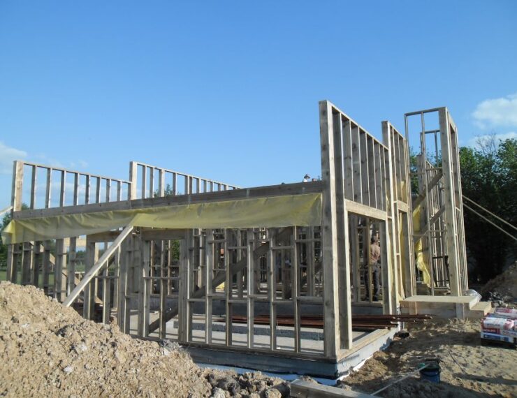 Budowa domu w Bełku