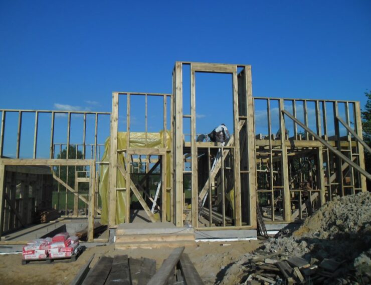 Budowa domu w Bełku