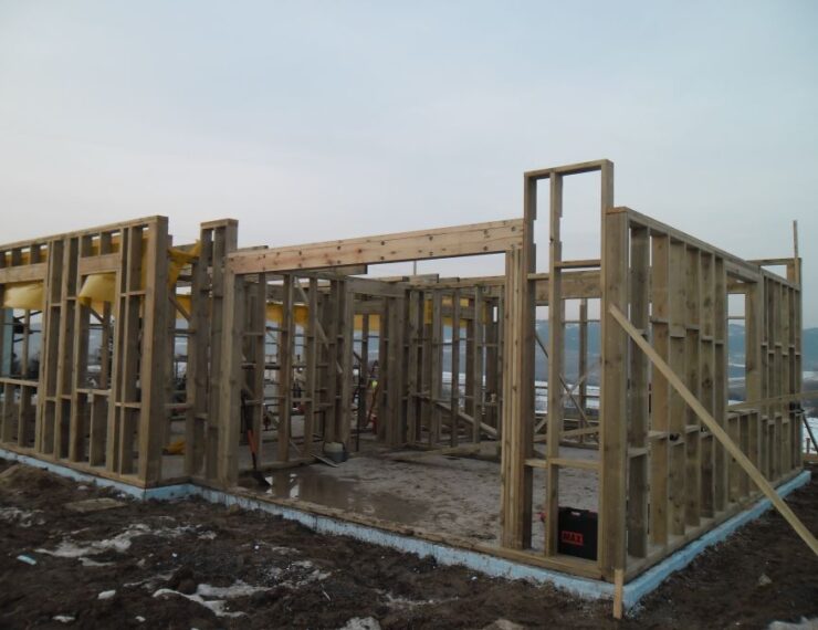 Budowa domu w Rychwałdzie