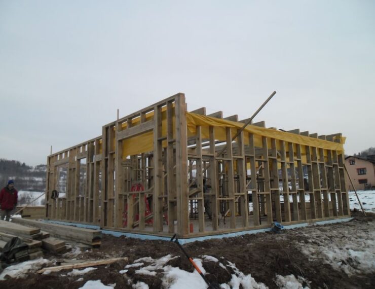 Budowa domu w Rychwałdzie