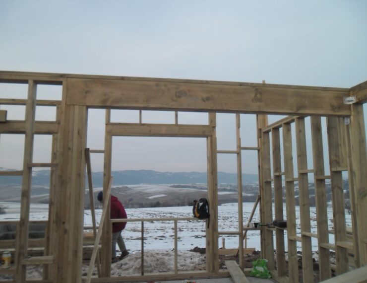 Budowa domu w Rychwałdzie