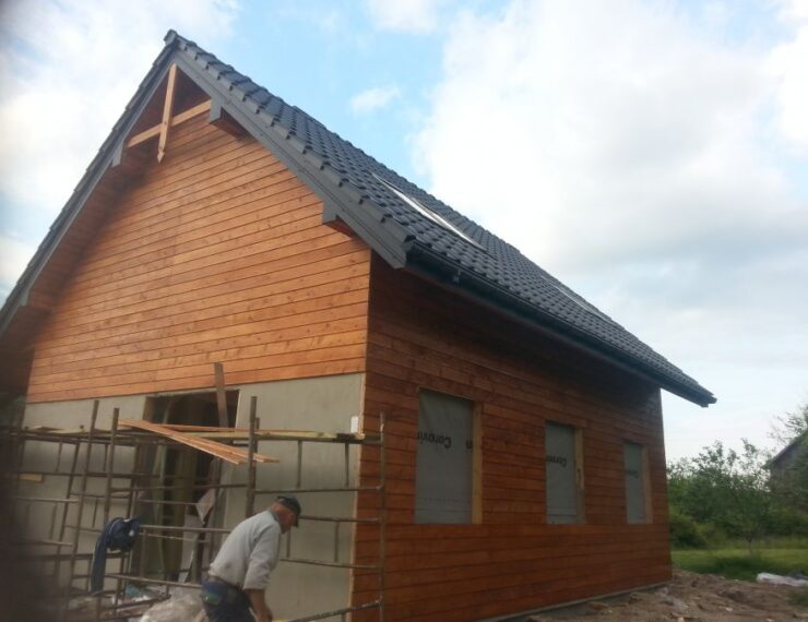 Budowa domu w Wólce Ołudzkiej