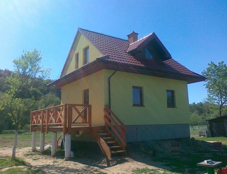 Budowa domu w Witkowie Śląskim obok Wałbrzycha