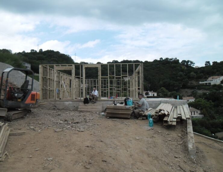 Budowa 2 domu na Korsyce