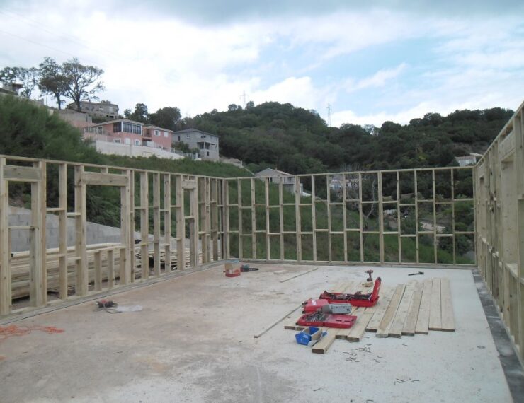 Budowa 2 domu na Korsyce