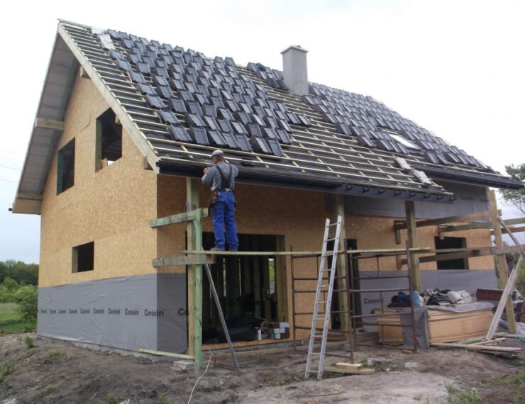 Budowa domu w Wojkowicach