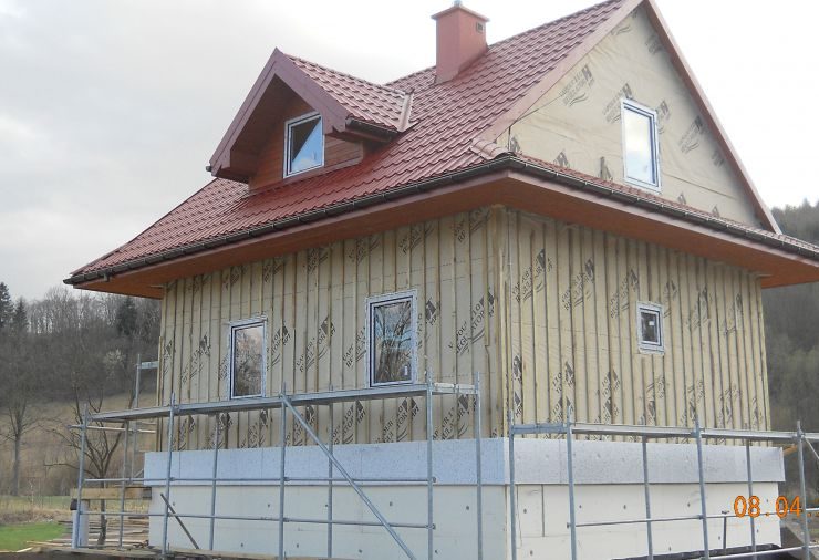 Budowa domu w Witkowie Śląskim obok Wałbrzycha