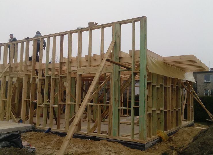 Budowa domu w Kobiórze