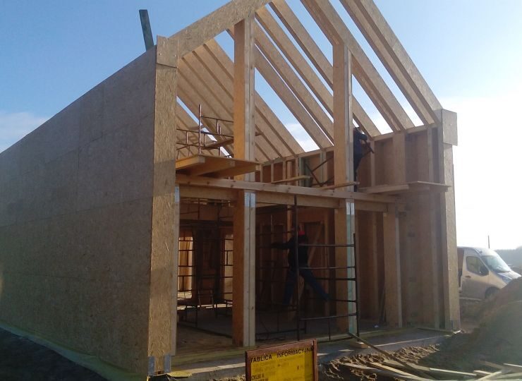 Budowa domu w Sarnowie
