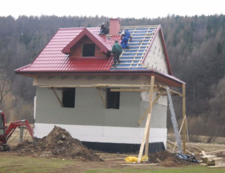 Budowa domu w Witkowie Śląskim obok Wałbrzycha