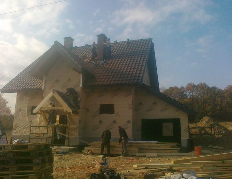 Budowa domu w Orzeszu