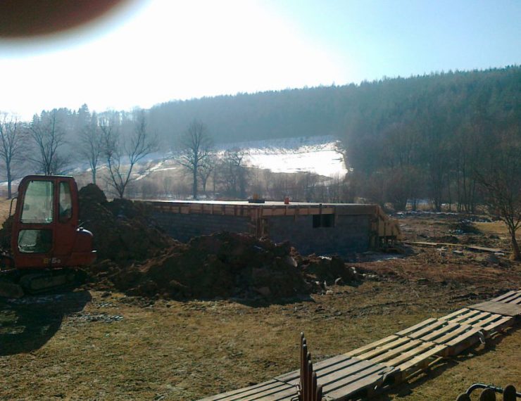 Budowa domu w Witkowie Śląskim obok Wałbrzycha