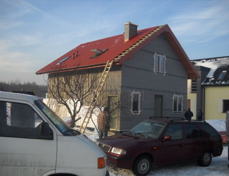 Budowa domu w Myslowicach - Brzeczkowicach