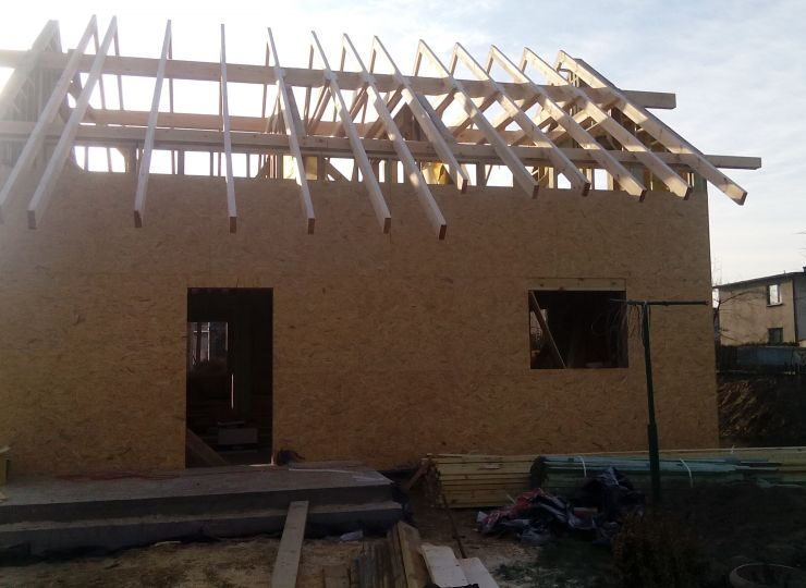 Budowa domu w Kobiórze