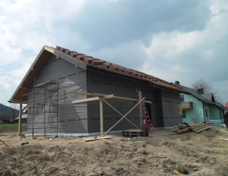 Budowa domu w Rychwałdzie