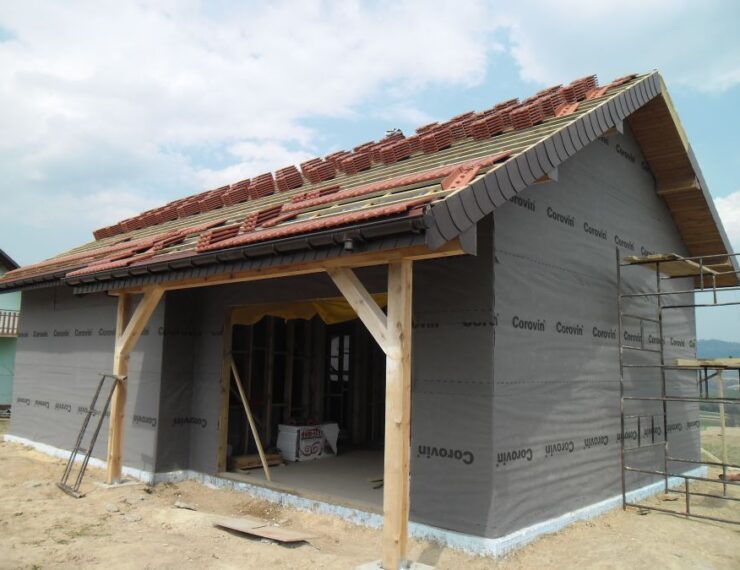 Budowa domu w Rychwałdzie