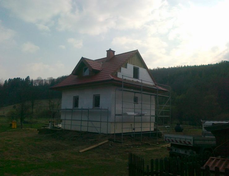 Budowa domu w Witkowie Śląskim obok Wałbrzycha