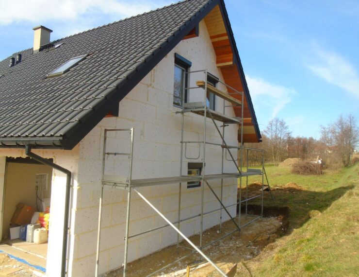 Budowa domu Chorągwicy