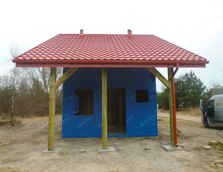 Budowa domku nad zalewem