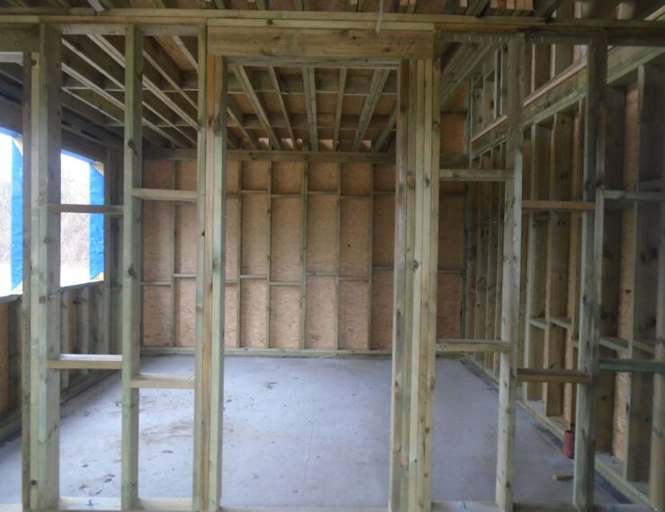 Budowa domku nad zalewem