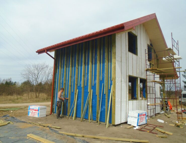 Budowa domku nad zalewem