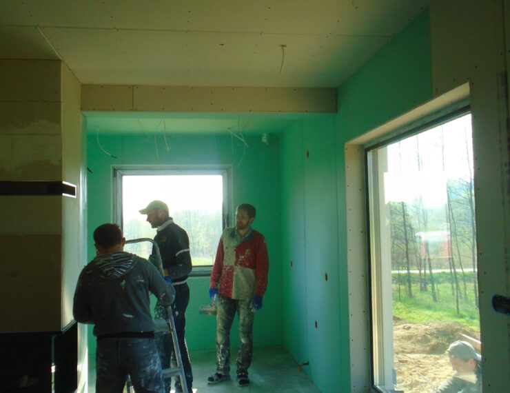 Budowa domu Chorągwicy