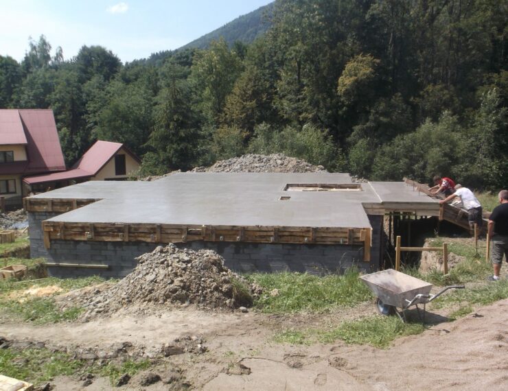 Budowa domu w Mszanie Dolnej