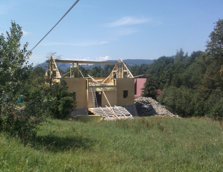 Budowa domu w Mszanie Dolnej