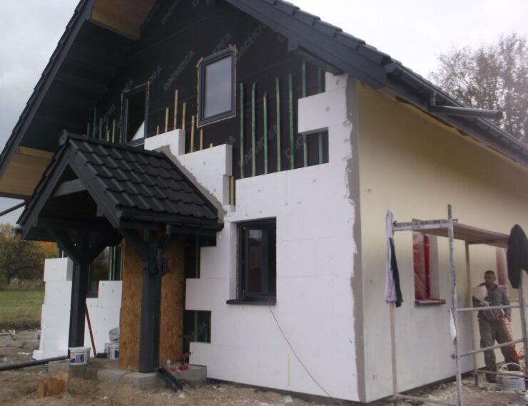 Budowa domu w Chełmie Śląskim