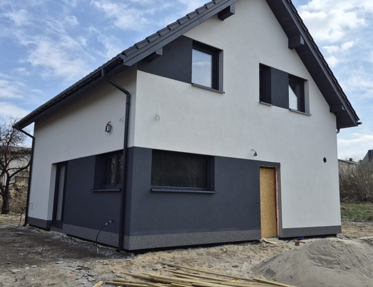 Budowa domu w Mikołowie – realizacja domu jednorodzinnego 120 m².