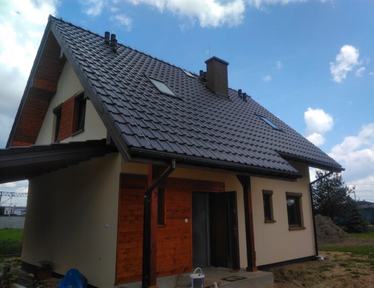Dom szkieletowy w Imielinie