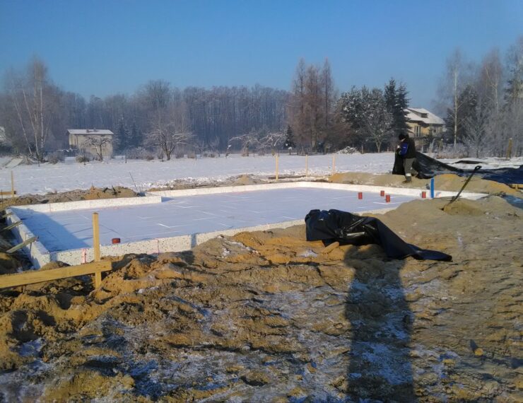 Budowa domu w Porębie Wielkiej