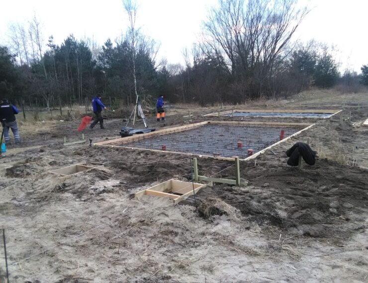 Budowa domku nad zalewem