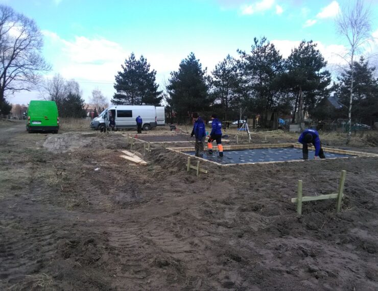 Budowa domku nad zalewem