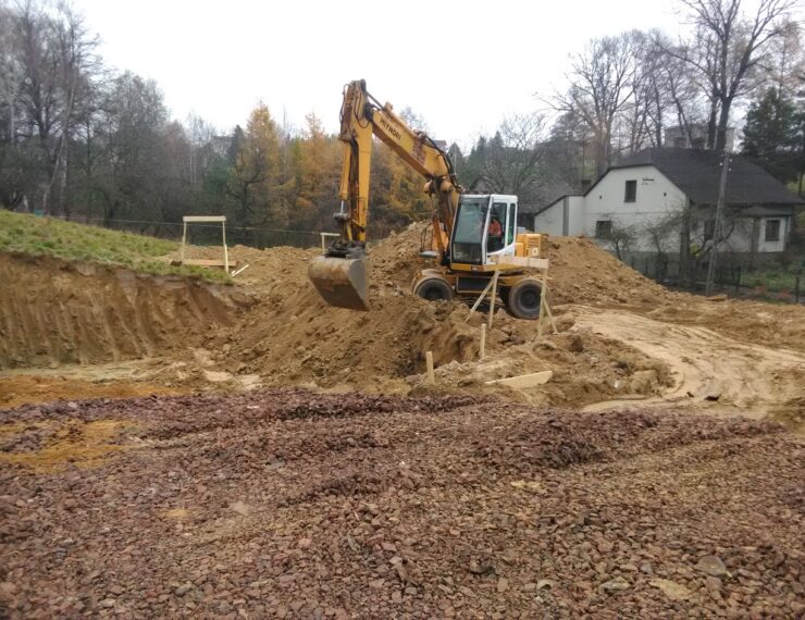 Budowa domu w Skrbeńsku