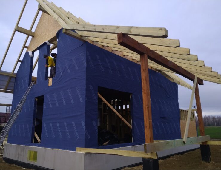 Budowa domu w Woli