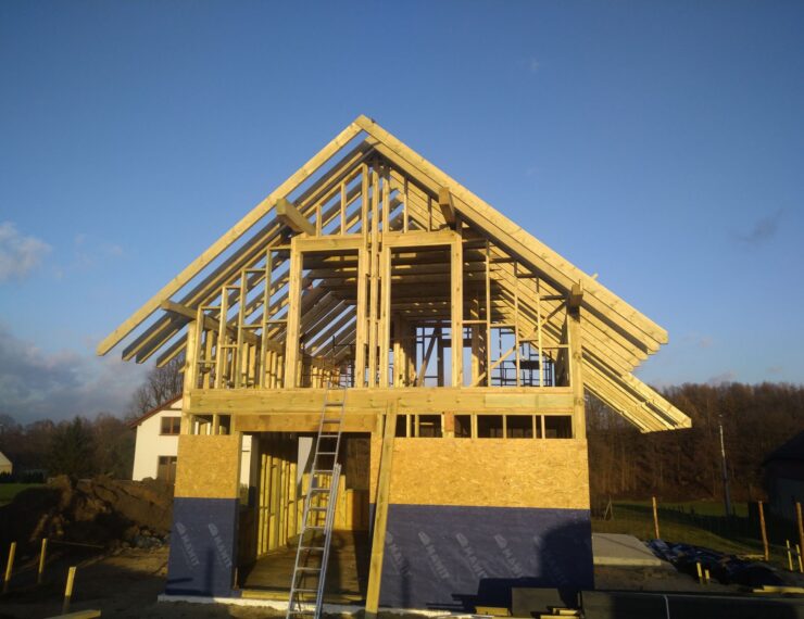Budowa domu w Paniowach