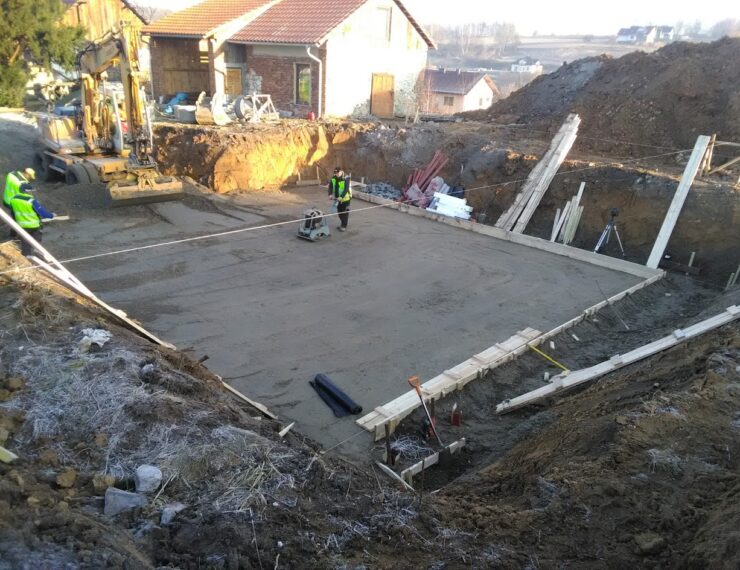 Budowa domu w Burowie gmina Zabierzów