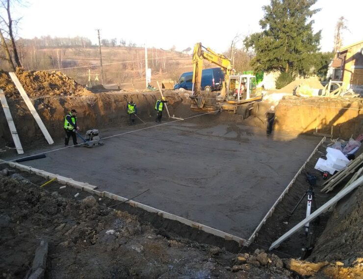 Budowa domu w Burowie gmina Zabierzów