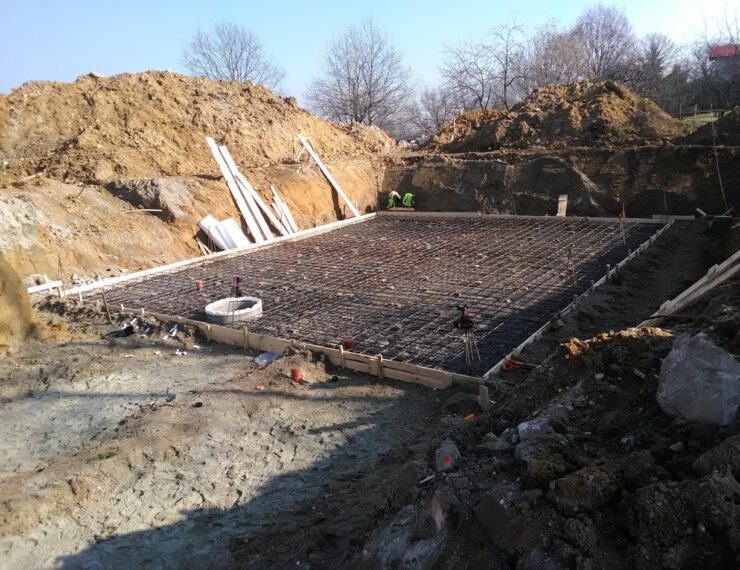 Budowa domu w Burowie gmina Zabierzów