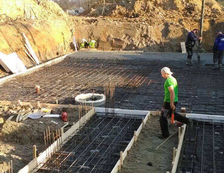 Budowa domu w Burowie gmina Zabierzów