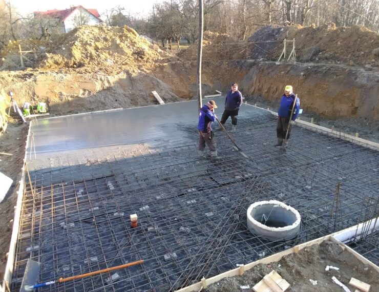 Budowa domu w Burowie gmina Zabierzów