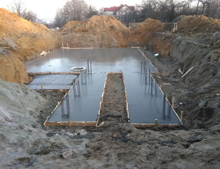 Budowa domu w Burowie gmina Zabierzów