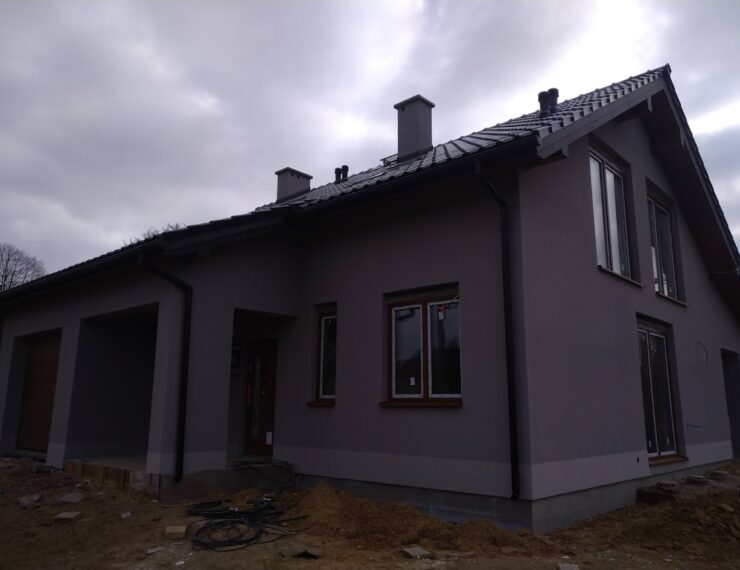 Budowa domu w Pogwizdowie (Bochnia)