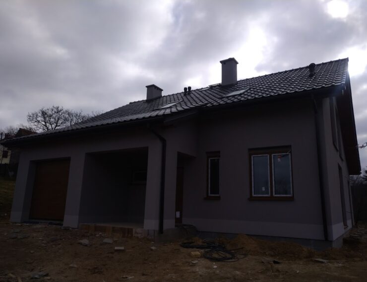 Budowa domu w Pogwizdowie (Bochnia)