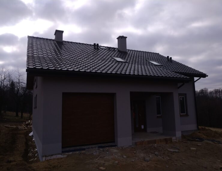 Budowa domu w Pogwizdowie (Bochnia)