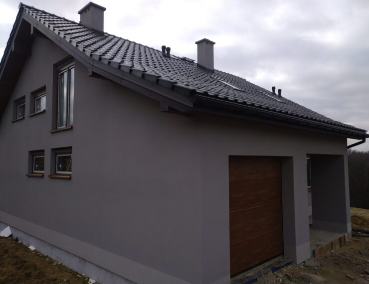 Budowa domu w Pogwizdowie (Bochnia)