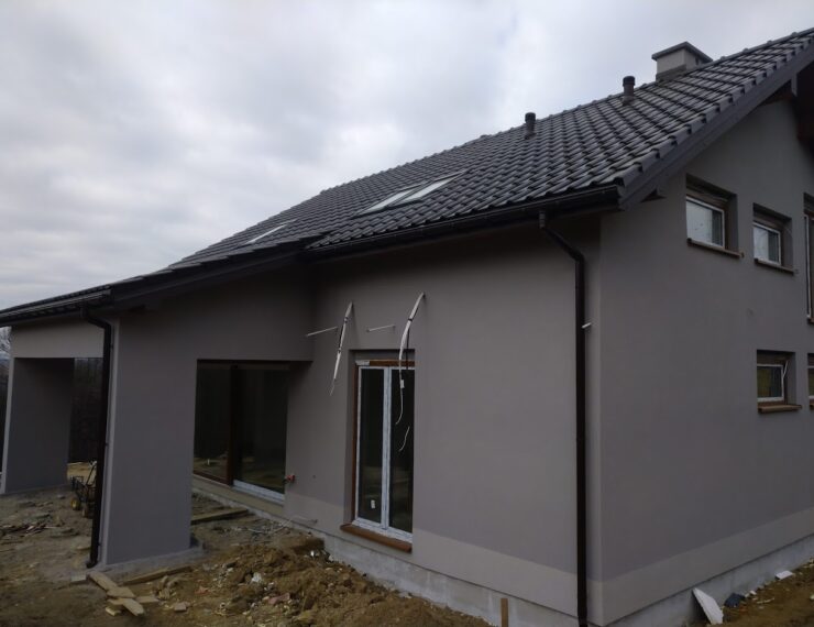 Budowa domu w Pogwizdowie (Bochnia)