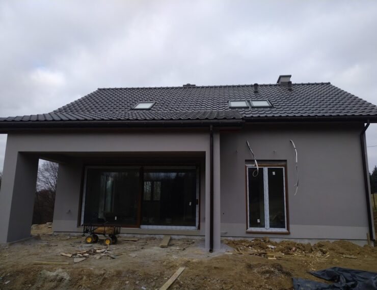 Budowa domu w Pogwizdowie (Bochnia)